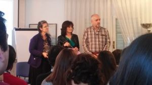 Fotos Roxanna y Mery Ellen Blunzer curso hipnosis médica Marzo 2015.